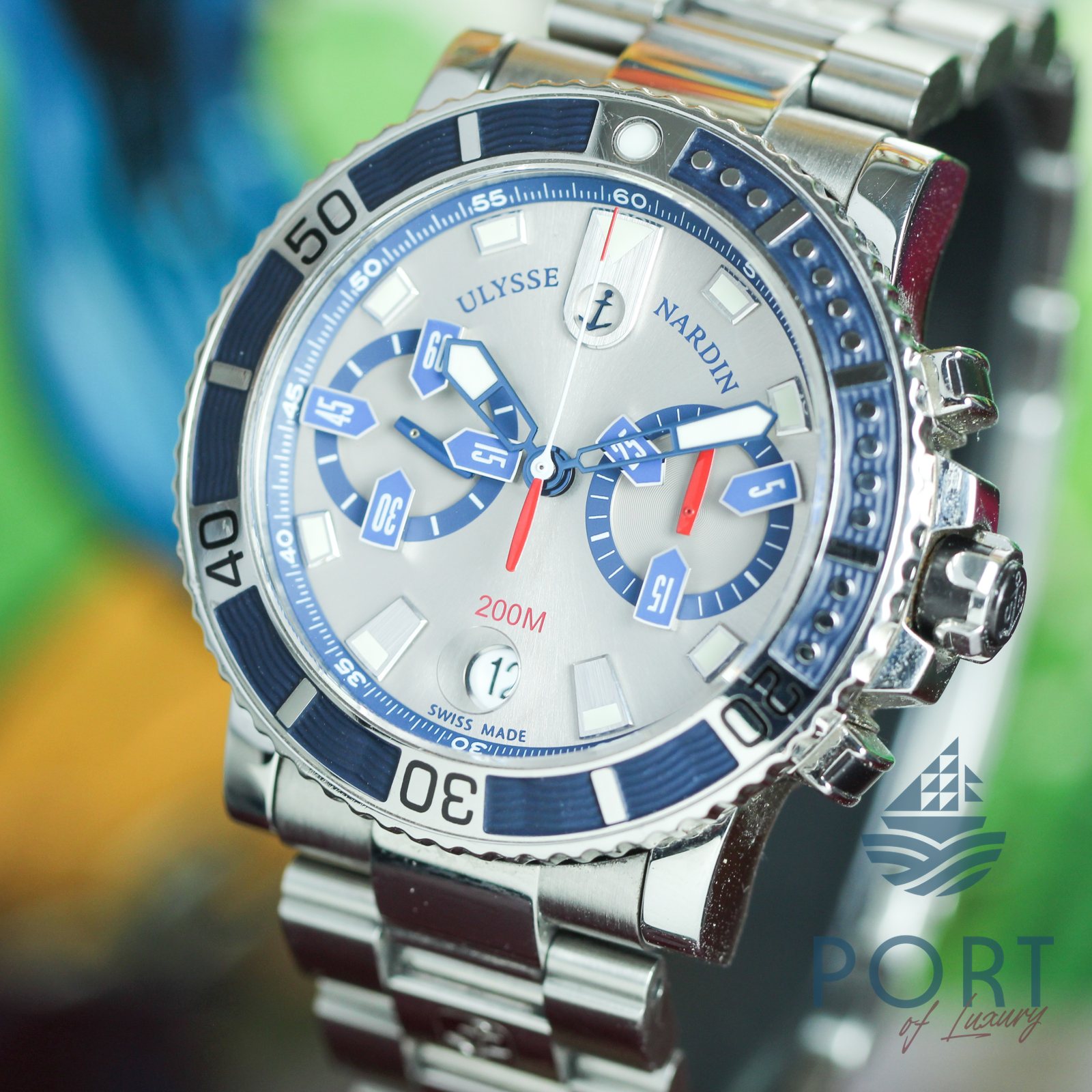 Ulysse Nardin Maxi Marine Diver Chronograph 8003-102-1/91breb