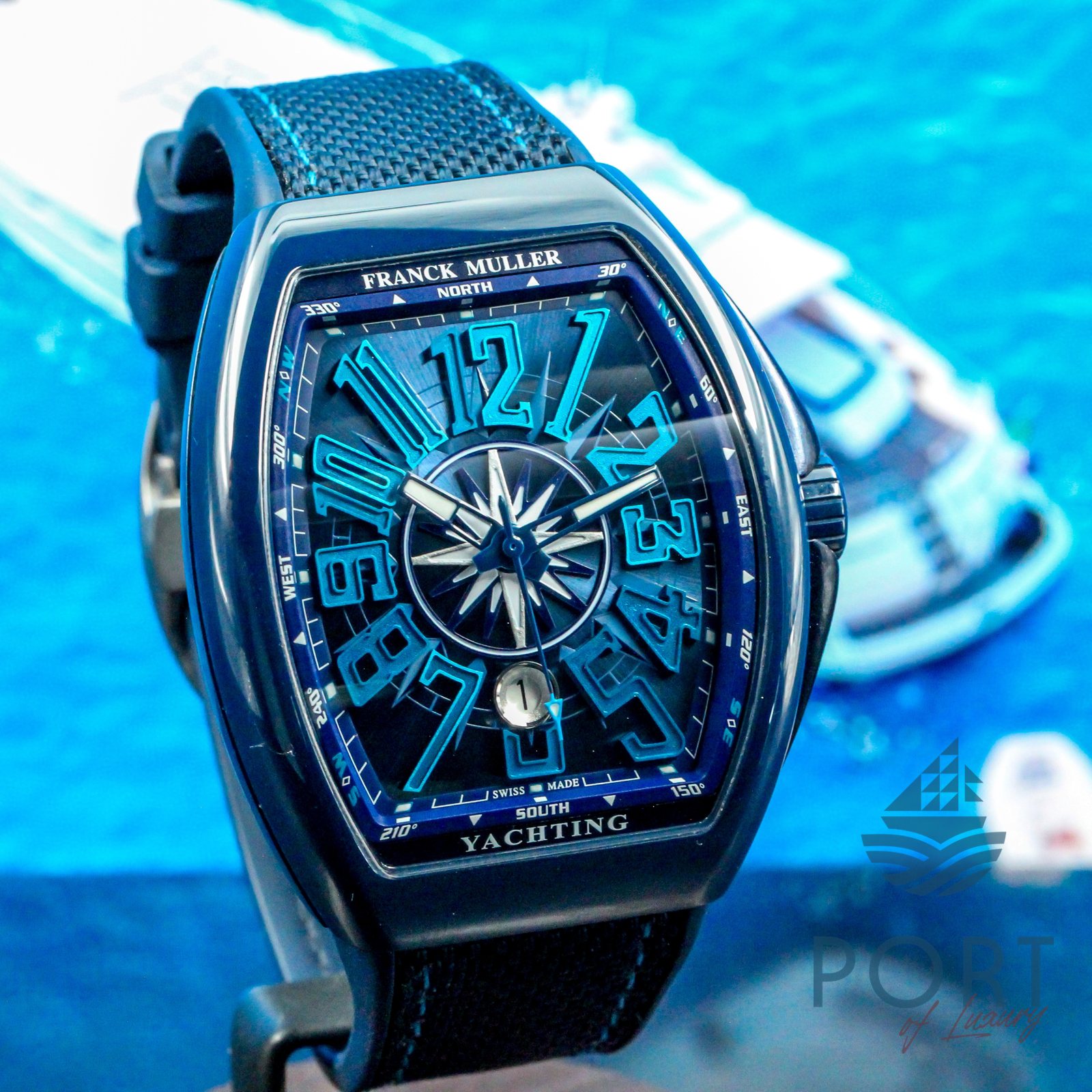 Franck Muller Vanguard Ceramic V45SCDT YACHTING
