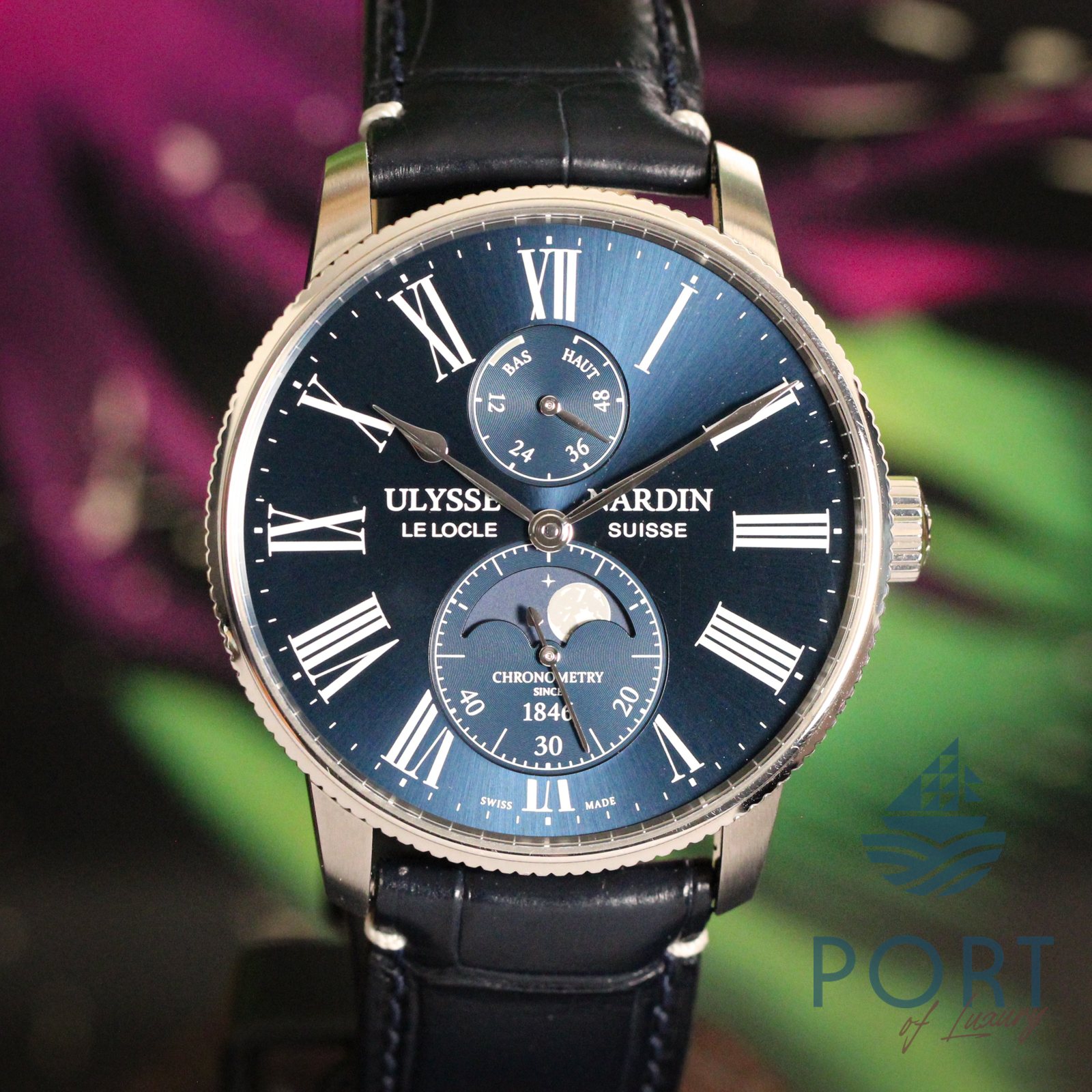 Ulysse Nardin Torpilleur Moonphase Marine 1193-310LE-3A-175/1A